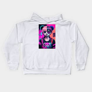 Panda Punk Kids Hoodie